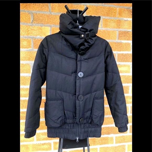 soia & kyo  black button down coat small - Picture 1 of 12